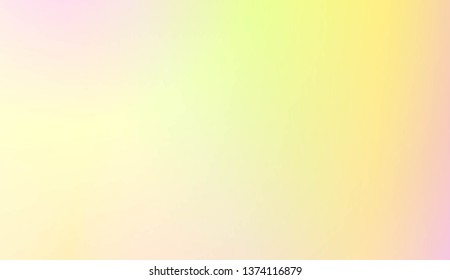 Light Gradient Abstract Background. For Brochure, Banner, Wallpaper, Mobile Screen. Vector Illustration