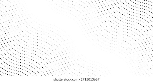 Light gradient halftone dots grunge wide background shape dots modern halftone
