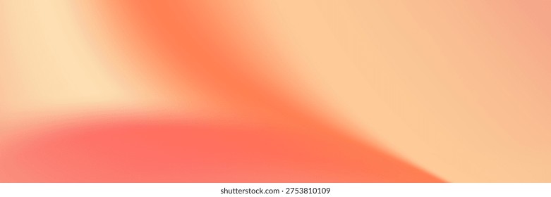 Light gradient wash carries peach and pink hues. Tender salmon accents blend twice through the peach pink gradient field, forming a fresh background and radiant salmon background.