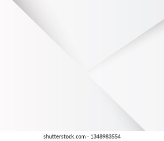 Diseño 3d de ilustración vectorial de concepto mínimo de papel gris claro diseño de fondo sutil