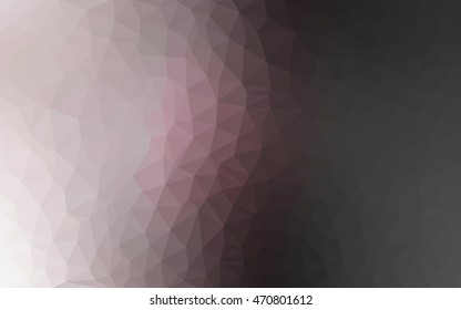 Light gray abstract polygonal template. Creative illustration in halftone style with gradient. The template can be used as a background for cell phones.