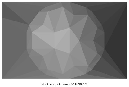 Light Gray abstract textured polygonal background. Vector blurry triangle design. Pattern can be used for background.