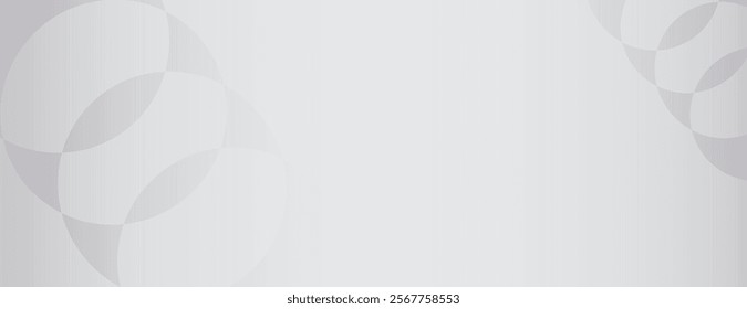 A light gray background with a gradient, circular patterns. The gray background has a smooth texture, enhancing its modern vector. Gray modern background. Geometric contemporary background vector.