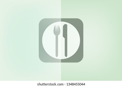 light gray background image and cafeteria logo