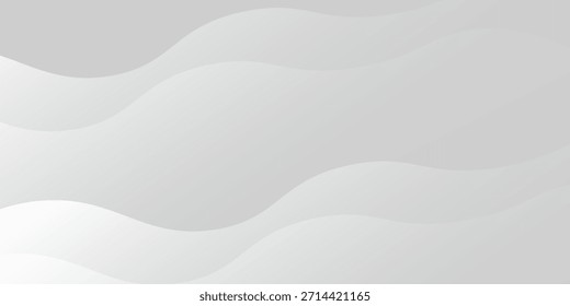 Um plano de fundo cinza claro com linhas onduladas suaves que parecem simples e naturais.