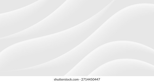 Um plano de fundo cinza claro com linhas onduladas suaves que parecem simples e naturais.
