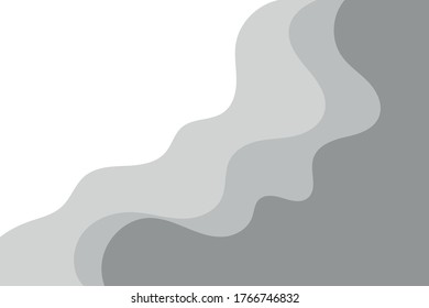 Light gray background with waves in pop art style.