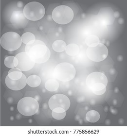 Light gray bokeh background bright gray