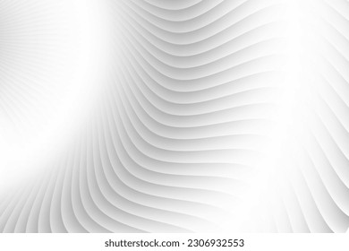 light gray color and abstract geometric white shadow copy space graphic design banner pattern background template