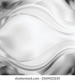 Light Gray Curve Background Vector