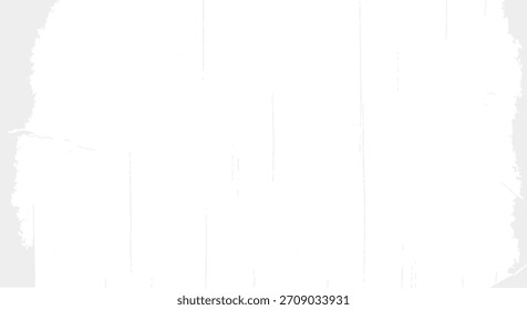Elemento de borde de textura de grunge afligido gris claro con arañazos aislados sobre fondo transparente
