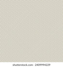 Light gray fabric with a tweed texture. Retro textile material made of wool or cotton. Abstract vector seamless.