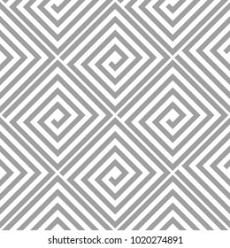 Light gray geometric ornament. Seamless pattern for web, textile and wallpapers