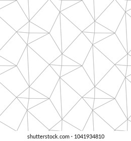 Light gray geometric ornament. Seamless pattern for web, textile and wallpapers