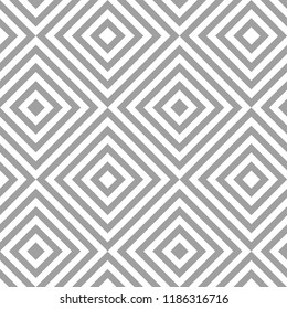 Light gray geometric ornament. Seamless pattern for web, textile and wallpapers