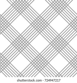 Light gray geometric ornament. Seamless pattern for web, textile and wallpapers
