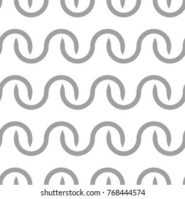 Light gray geometric ornament. Seamless pattern for web, textile and wallpapers