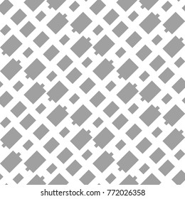 Light gray geometric ornament. Seamless pattern for web, textile and wallpapers