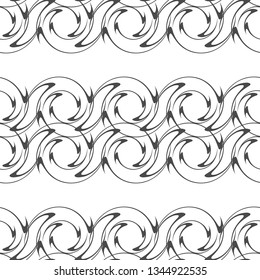 Light gray geometric ornaments. Patterns for web, textile and wallpapers. Abstract background. Fashion graphics.