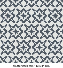 Light gray geometric ornaments. Seamless patterns for web, textile and wallpapers. Abstract background. Fashion graphics.