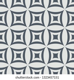 Light gray geometric ornaments. Seamless patterns for web, textile and wallpapers. Abstract background. Fashion graphics.