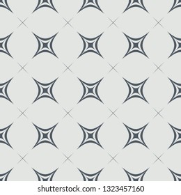 Light gray geometric ornaments. Seamless patterns for web, textile and wallpapers. Abstract background. Fashion graphics.