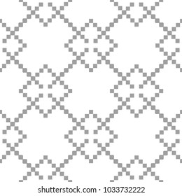 Light gray geometric print. Seamless pattern for web, textile and wallpapers