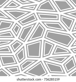 Light gray geometric print. Seamless pattern for web, textile and wallpapers