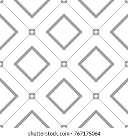 Light gray geometric print. Seamless pattern for web, textile and wallpapers