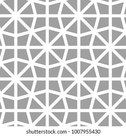 Light gray geometric seamless ornament. Seamless pattern for web, textile and wallpapers