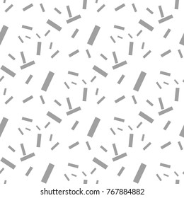 Light gray geometric seamless ornament. Seamless pattern for web, textile and wallpapers