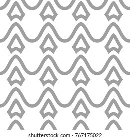 Light gray geometric seamless pattern for web, textile and wallpapers