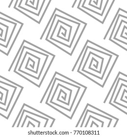 Light gray geometric seamless pattern for web, textile and wallpapers
