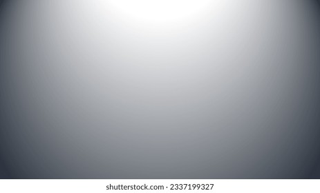 Gradiente gris claro y claro en el diseño superior como fondo o papel tapiz