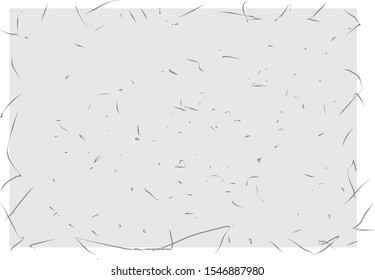 Light gray grunge background. Vintage backdrop for decoration design.  Abstract illustration. Dust, messy, texture, vector