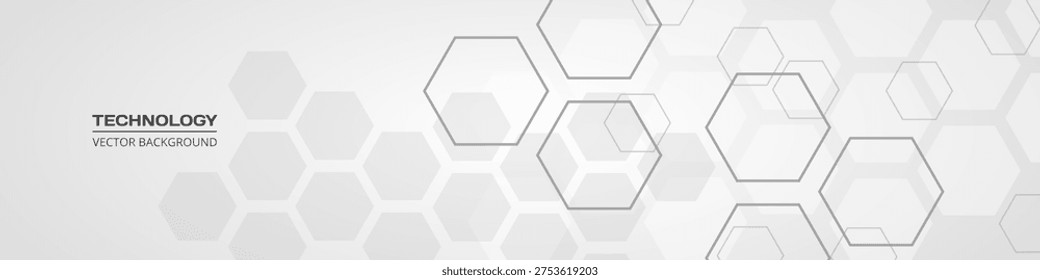 Light gray hexagon technology abstract background soft gradient minimalist honeycomb pattern with subtle hex outlines and faint nodes, cool professional tone, ideal for tech startup product launch,