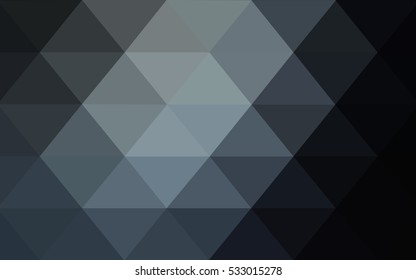 Light Gray Low poly crystal background. Polygon design pattern. Low poly vector illustration, low polygon background.