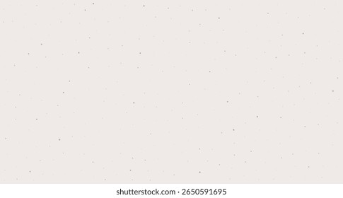 Padrão de papel cinza claro com grãos, poeira, manchas aleatórias. Textura de papel artesanal vetorial com pontos e manchas.