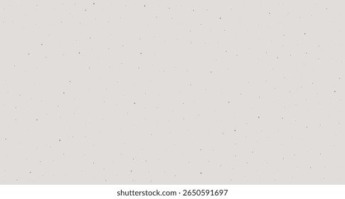 Padrão de papel cinza claro com grãos, poeira, manchas aleatórias. Textura de papel artesanal vetorial com pontos e manchas.