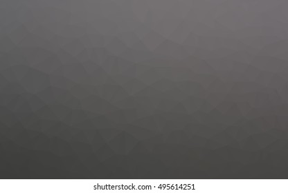 Light gray polygonal background. Shining illustration, which consist of triangles. The completely new template can be used for your brand book.