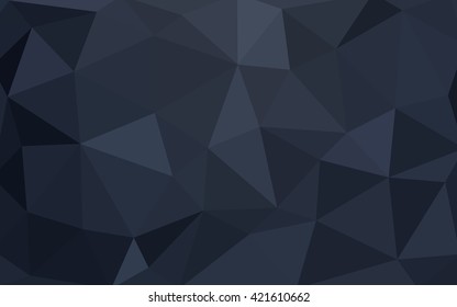 Light gray polygonal illustration, which consist of triangles. Triangular design for your business. Geometric background in Origami style with gradient.