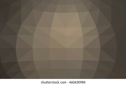 Light gray polygonal illustration, which consist of triangles. Triangular design for your business. Geometric background in Origami style with gradient.