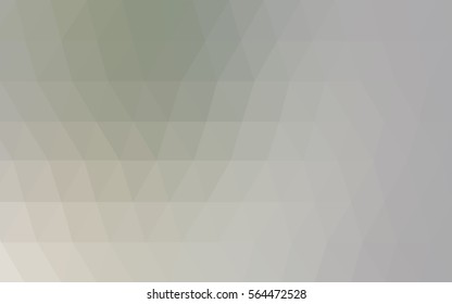 Light Gray polygonal illustration, which consist of triangles. Triangular pattern for your business design. Geometric background in Origami style with gradient. 