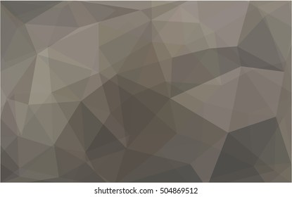 Light gray polygonal template. Modern geometrical abstract illustration with gradient. The polygonal design can be used for your web site.