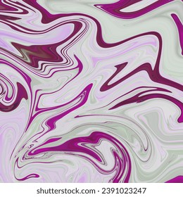 Light gray with purple tones background blurred by a flow of acrylic liquid.