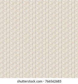 Light gray striped knit texture. Abstract vector.