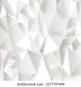 Light gray triangular background. Vector geometric illustration.