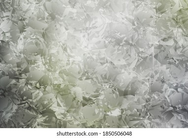 Light Gray vector abstract backdrop with roses, flowers. Colorful illustration in doodle style with flowers. A new texture for your wallpaper design.