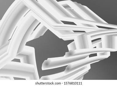 Light Gray vector abstract bright pattern. An elegant bright illustration with gradient. Elegant background for a brand book.