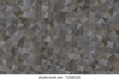 Light Gray vector abstract cambered background. Creative illustration in halftone arched style with gradient. The polygonal design can be used for your web site.